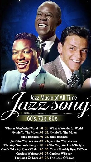 Jazz Legends Playlist 🎷 Frank Sinatra, Louis Armstrong, Nat King Cole | Vintage Jazz