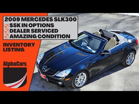 Future Classic? Explore this 2009 Mercedes SLK300 Roadster!
