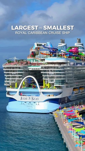 Largest vs. Smallest Royal Caribbean Ship: Icon vs. Vision of the Seas