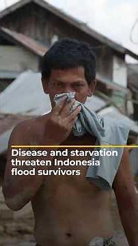 Al Jazeera reports from Aceh Tamiang as flood survivors face new dangers | AJ#shorts