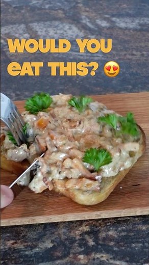 Chanterelle Toast – Scandinavian Classic! #food #recipe #cooking