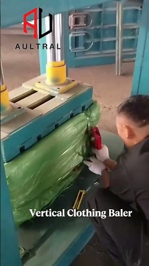 Textile Waste Vertical Hydraulic Baler Machine for Recycling