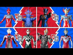 ウルトラマン OMEGA VS ALIEN TEMPEROR, ULTRAMAN TREGEAR VS TAIGA TRI STRIUM, MEBIUS VS RIBUT DARK #ウルトラマン
