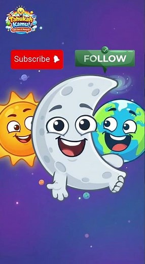 Kenapa bentuk bulan berubah-ubah? 🌙
