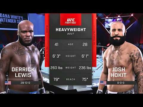 Derrick Lewis vs Josh Hokit FULL FIGHT | UFC 5 AI Simulation Gameplay (CPU vs CPU)