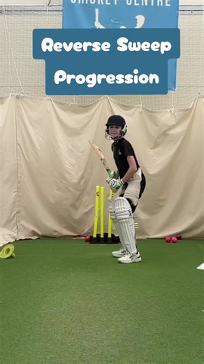 Ball into the grill, but Izzy just 'Shakes it off' and gets back to it! #cricket #reverse #sweep #positivevibes #thisgirlcan @MT Cricket Coaching @kookaburracricketuk