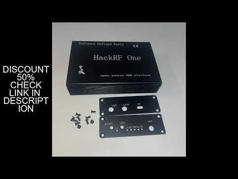Black Aluminum Enclosure Cover Case Shell for HackRF One SDR