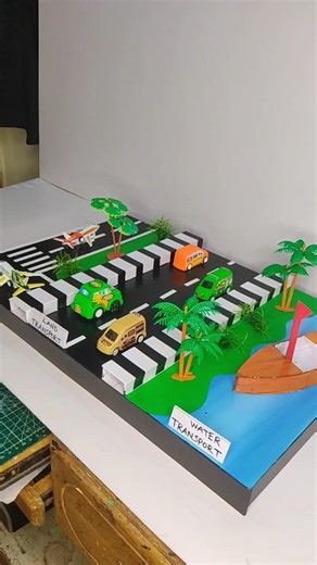 Transport project | Mode of transport project #schoolproject #science #shorts #evs