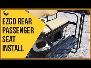 How To Install A Rear Flip Seat In An EZGO Golf Cart
