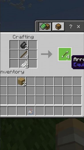 How To Make Slow Falling Arrows In Minecraft #Shorts