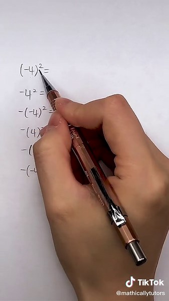 How to Square Negative Numbers with Parentheses - Math Tricks