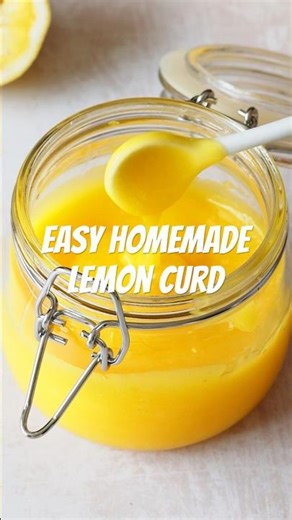 Homemade Lemon Curd 🍋✨ Smooth, Bright & Easy