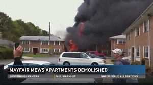 Mayfair Mews Apartments demolished, 4 years after jet crash