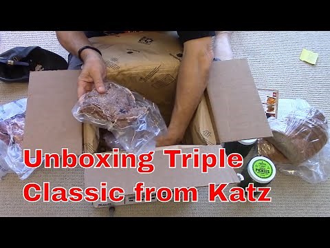 Katz Deli Review Unboxing Triple Classic from Katz Delicatessen, New York City
