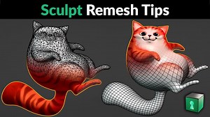 Voxel and Quad Remesh in Sculpt Mode (check captions for updated shortcuts) | BlenderNation Bazaar