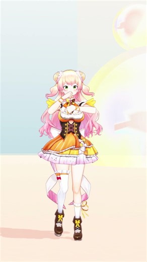 【 かわいい】キュートなキューたい/桃鈴ねね【 hololive MMD 】