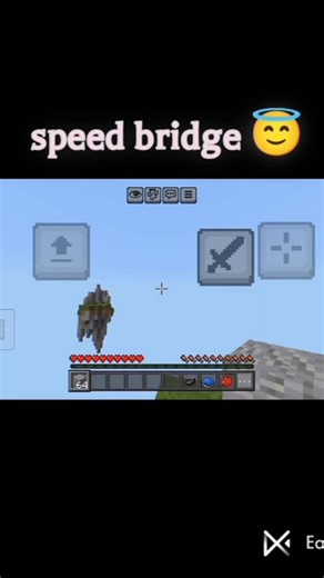 #Minecraft speed bridge 😇💀|| Song: Montagem Rabeta Slowed #jujutsukaisen #gojo #sukuna