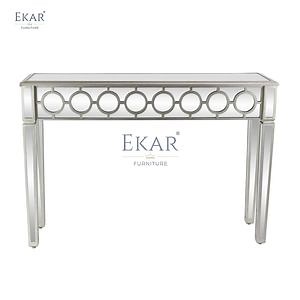 [Hot Item] Classic Wooden Console Table with Carved Details for Entryways