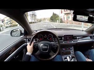 Audi A8L 6.0 W12 (2008) - POV Test Drive Country Road