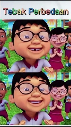 ayo temukan tiga perbedaan Upin dan Ipin di atas #upindanipin #upin #kartun #upinipin