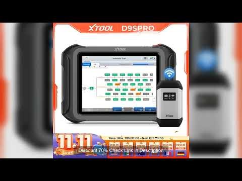 XTOOL D9S PRO D9SPRO WIFI Diagnostic Tool,Topology Map,ECU Programming Automotive Scanner,VAG Guide