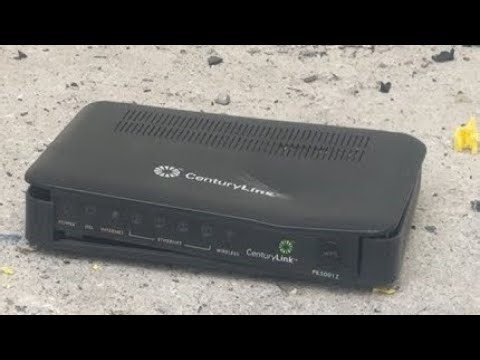 CenturyLink Router Destruction