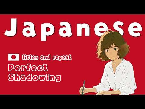 N5 N4 | 30-minute Easy Japanese Listening Shadowing | My Day Off | with Native Speaker 🌸