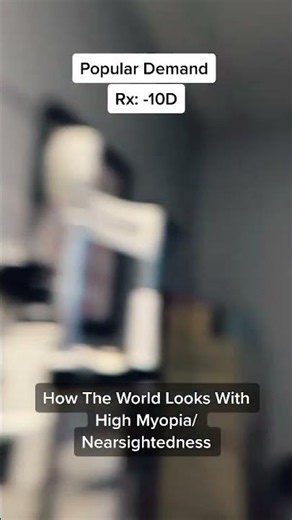 This Is What Severe Myopia Actually Looks Like.#highmyopia #myopiacontrol #eyecare