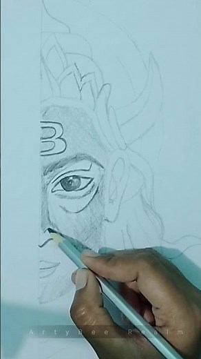 How to draw Ravan | Dusshera special Ravan sketch | Strep by step Ravan drawing | [ Part 2 ]