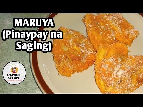 PINAYPAY NA SAGING (MARUYA) | KUSINA NATIN#viralvideo2025 #saging#cooking #highlights #youtube