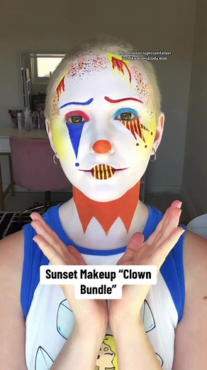 Sunset Makeup Clown Bundle - Creative Cosplay Makeup Tutorial
