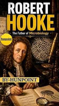 Robert Hooke | The Man Who Discovered Cells 🔬 | Father of Cell Biology #RobertHooke #hunpoint