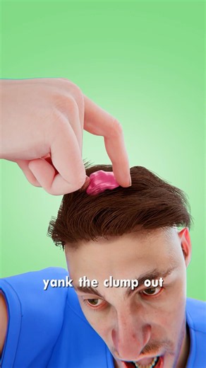 How To Remove Gum From Your Hair 😳