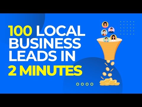 How to Find 100 Local Business Leads in 2min