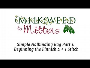 Simple Nalbinding Bag - Part 1