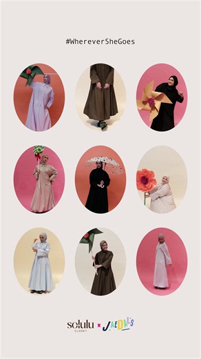 a little glimpse of CLOUD ☁️ spot a colour you like? 👀 full collection details drop tomorrow! stay tuned ❣️ #WhereverSheGoes #SoluluFourteenthCollection #SoluluCloud
