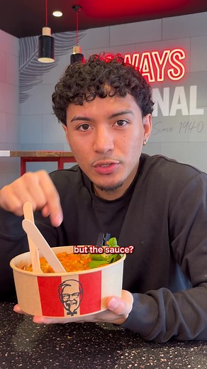 Get an all new KFC Rice Bowl now -Filled with crispy chicken, golden rice, fresh salad, and drizzled with sauce! | KFC