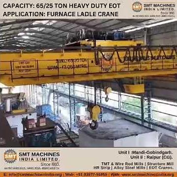 65 Ton Heavy Duty Eot Crane