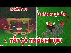 500 DAYS Complete All ACHIEVEMENTS In 99 NIGHTS IN THE FOREST | 99 NIGHTS IN THE FOREST