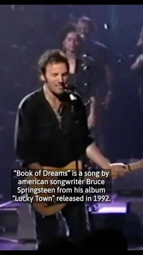 Songs by Springsteen on Instagram: "The story behind “Book of Dreams” by Bruce Springsteen"