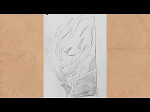 How to draw Ghost Rider.pencil drawing for beginners