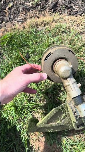 How to avoid grass going into mulch or flower beds with a weed eater #yardwork #gardening