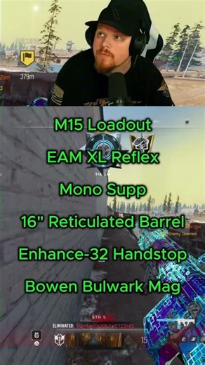 Best AR in Warzone (M15 Loadout)! #warzone