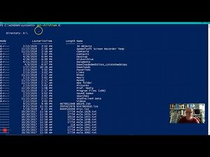 Powershell get-childitem cmdlet (Intro to Powershell series video 5-1)