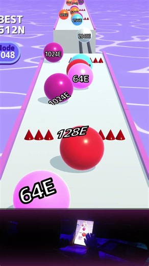 Ball Run 2048 ♾️ INFINITY | High Score Game !!! | Part #327 | EAQ Gaming #games #shortsfeed