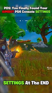 NEW BEST SETTINGS = Aimbot on Controller 🎮 (Fortnite PS4) #ps4fortnite #fortnite