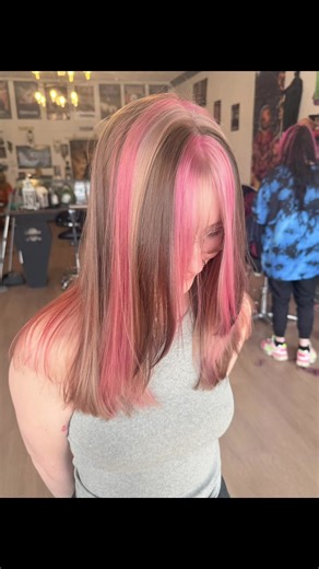 #neopolitanhair #pinkhair #color @Joico Hair Care @Matrix @Pulp Riot Hair @Pravana @Redken