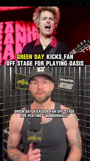 Green Day Kicks Fan Off Stage for Playing Wonderwall