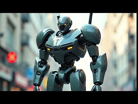 Звук шагов робота (2 варианта) Robot footsteps sound effect