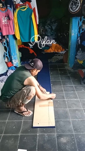 T-shirt back patterning process #ZRconvection #patterning | Rifan Iif